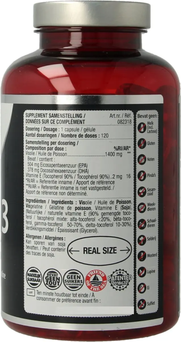 Lucovitaal Visolie Omega 3 120 Capsules