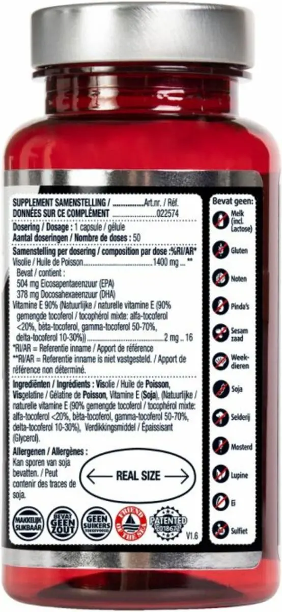 Lucovitaal Visolie Omega 3 120 Capsules