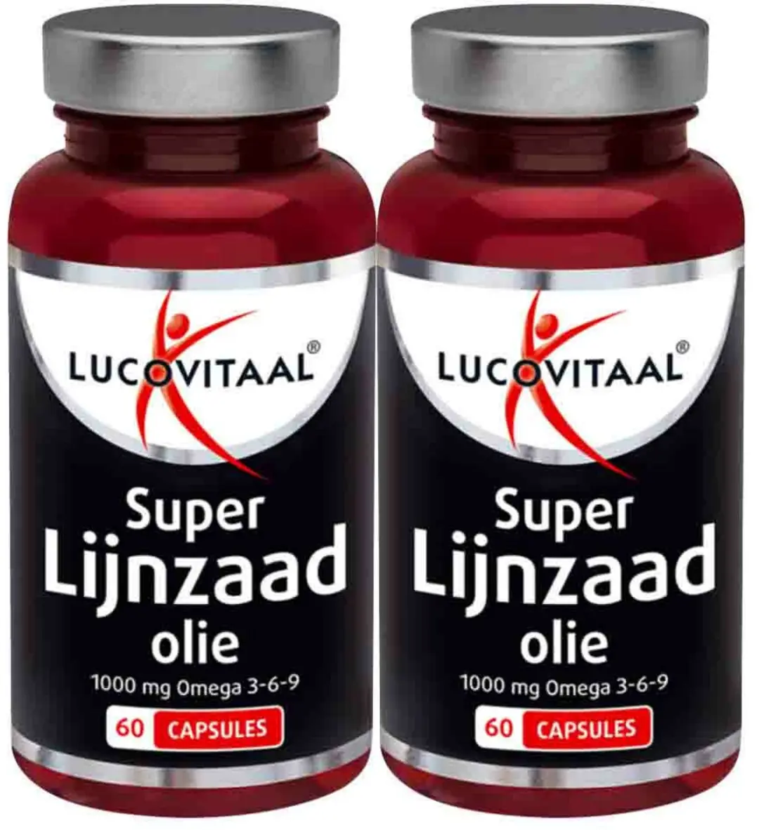 Lucovitaal Super Lijnzaadolie 1000mg Omega 3-6-9