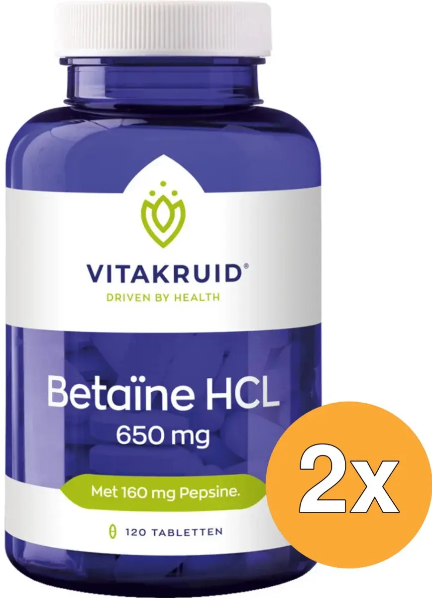 Vitakruid Betaïne HCL 650mg