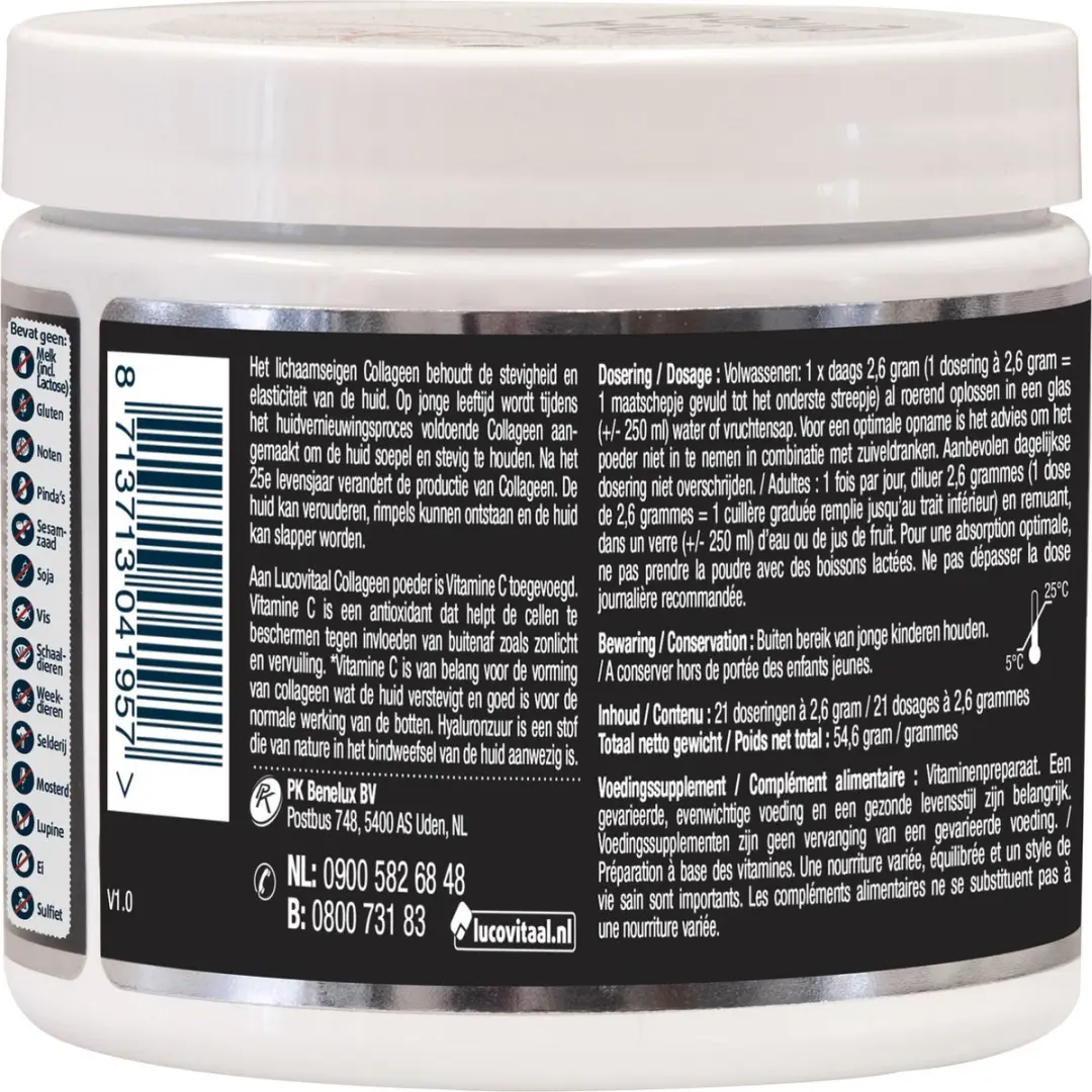 Lucovitaal Collageen Beauty Poeder 55g