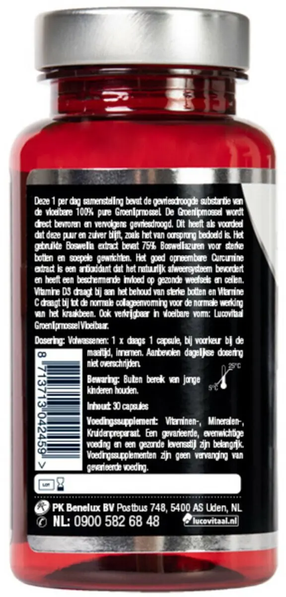 Lucovitaal Complex Groenlipmossel 60 Capsules - 2x30