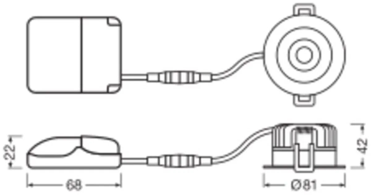 LEDVANCE LED Inbouwspot Fire Rated 8W 640lm - Wit - afbeelding 3 van 6