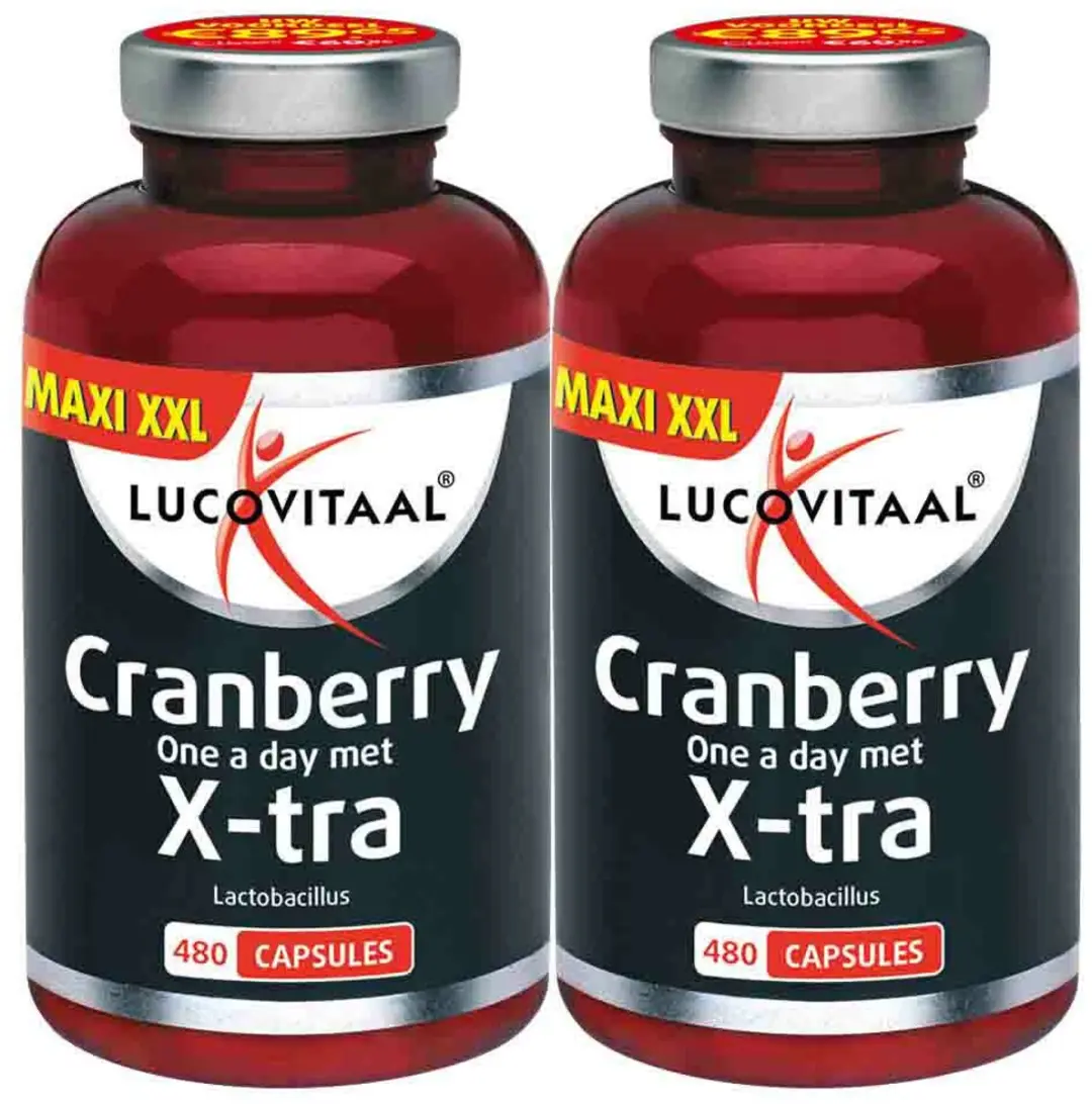 Lucovitaal Cranberry X-tra 960 capsules - 2x480