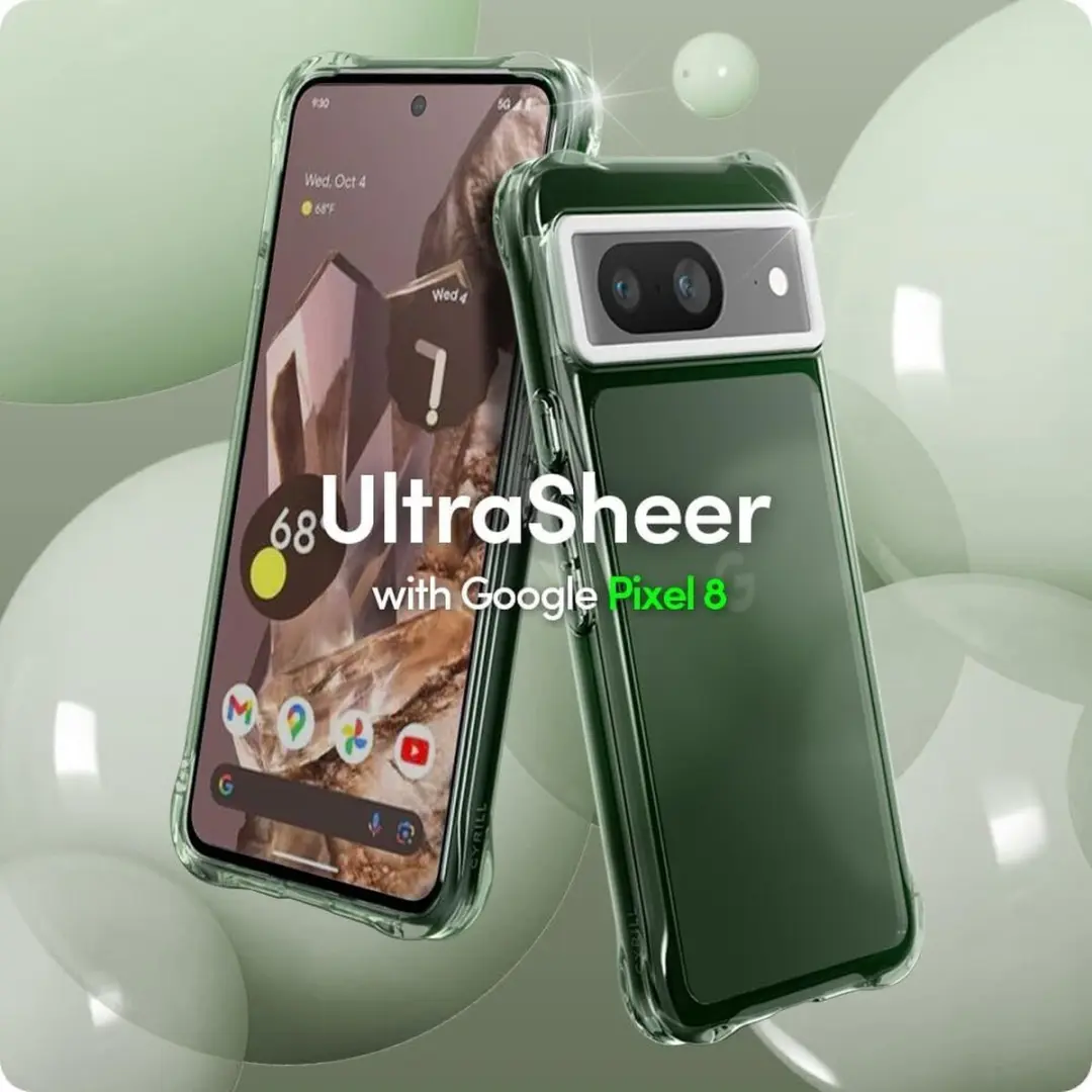 Spigen Hoesje Google Pixel 8 Cyrill Ultra Sheer - Groen