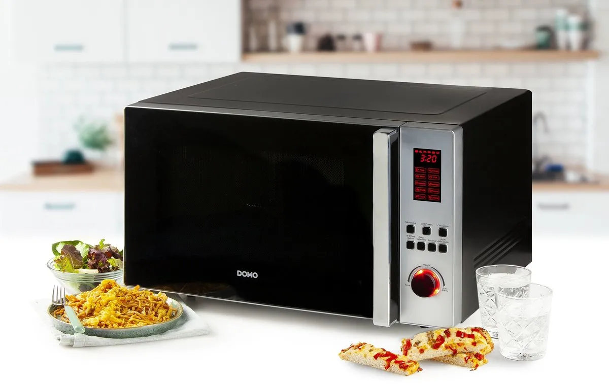 Domo DO24201C Combi-microgolfoven 42L - 1000W - 10 Programma's - Zwart