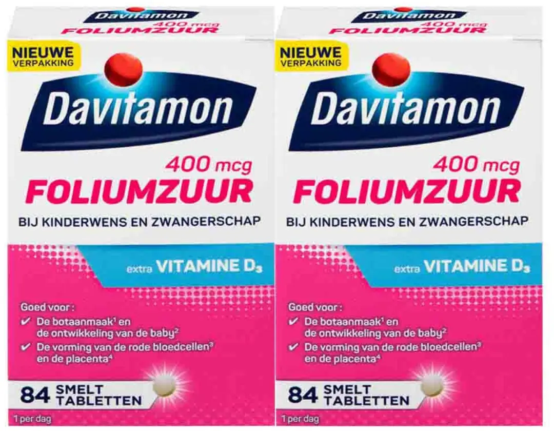 Davitamon Foliumzuur 168 Smelttabletten