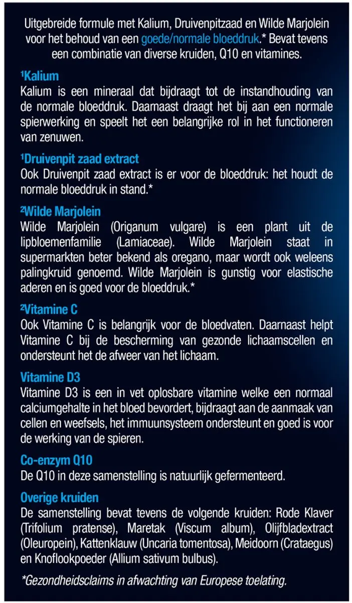 Lucovitaal Bloeddruk Capsules - 30 Stuks