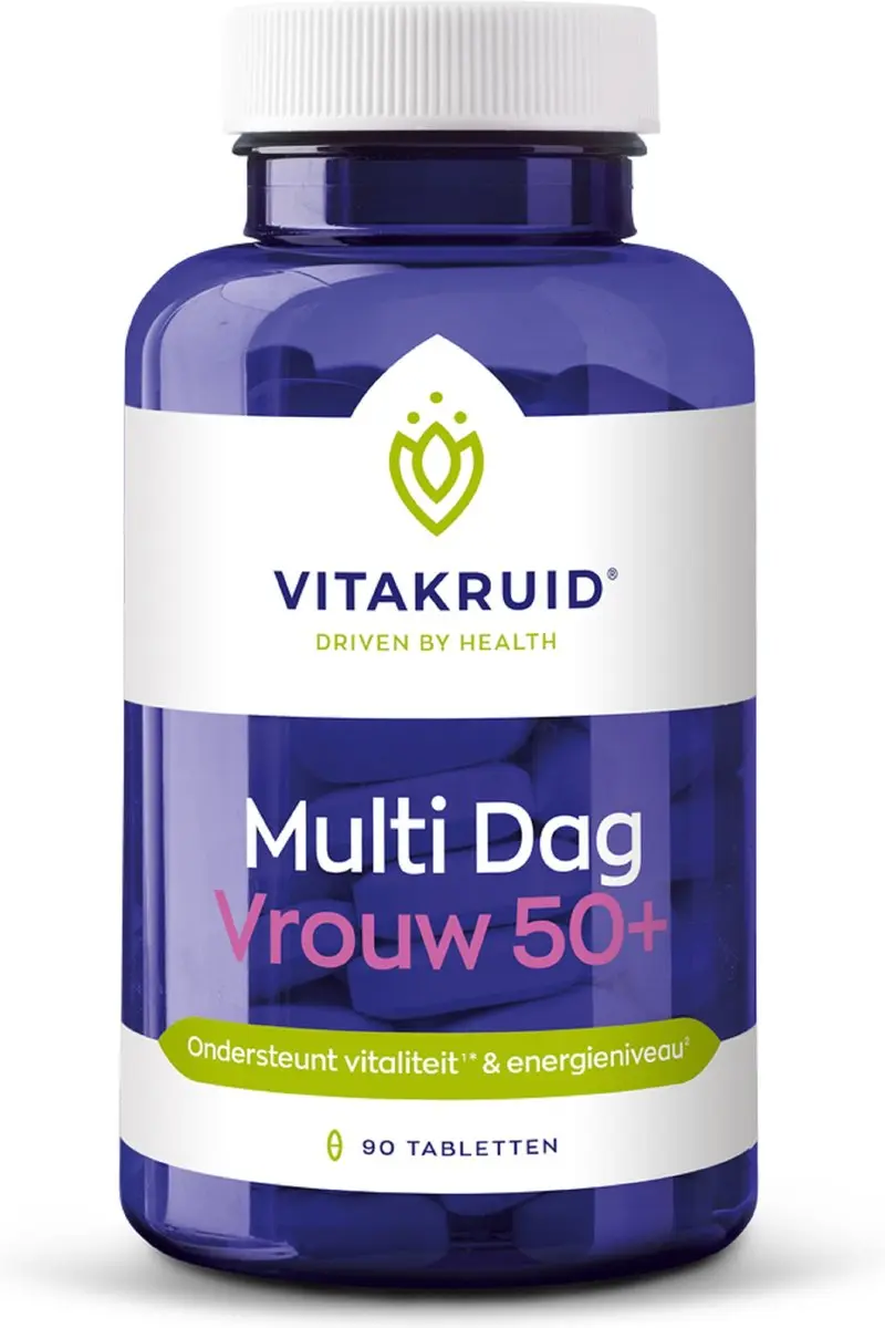 Vitakruid Multi Dag Vrouw 50+ - 90 tabletten