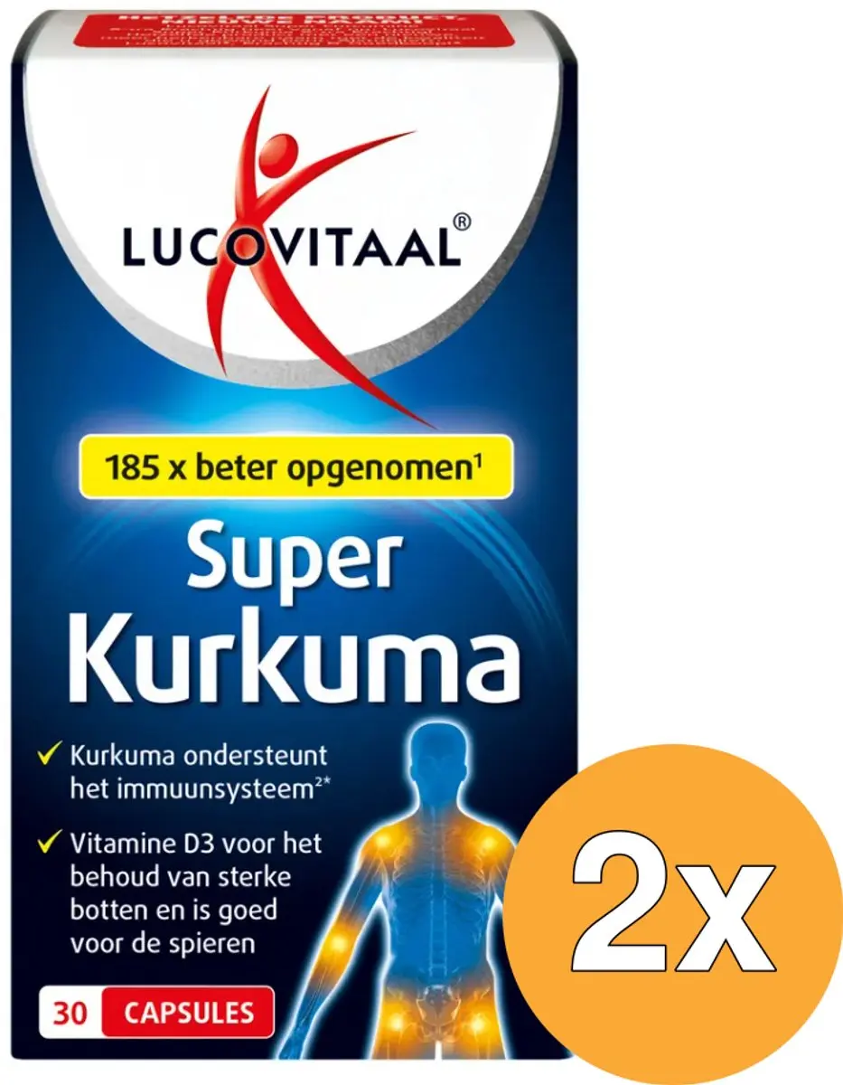 Lucovitaal Kurkuma X-tra Krachtig 60 Capsules