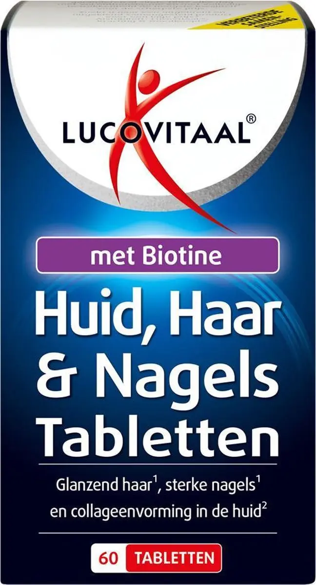 Lucovitaal Huid Haar Nagels Biotine 60 Tabletten