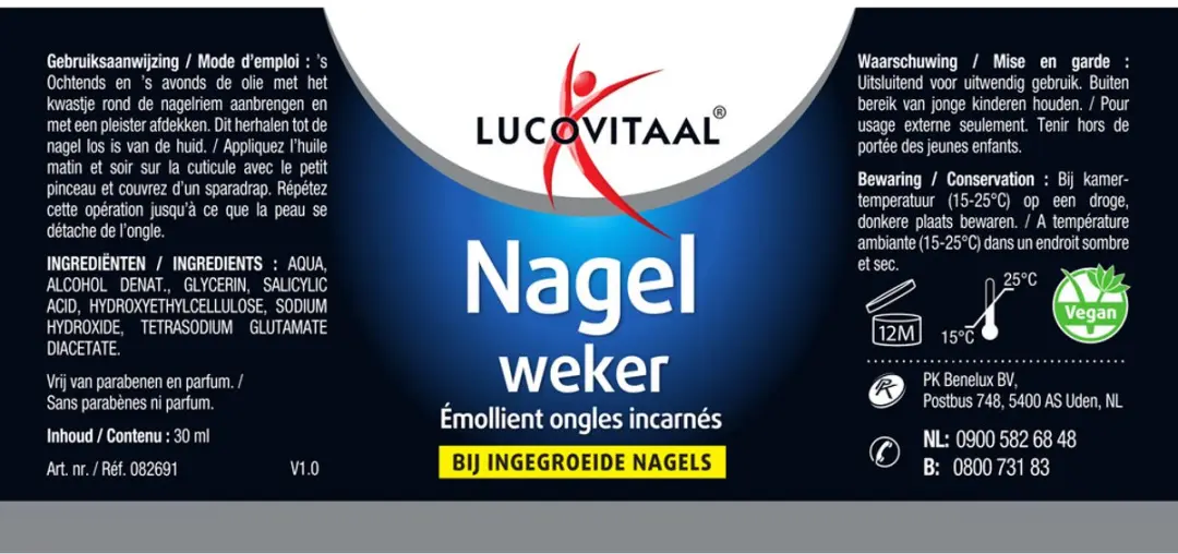 Lucovitaal Nagel Weker 30ml