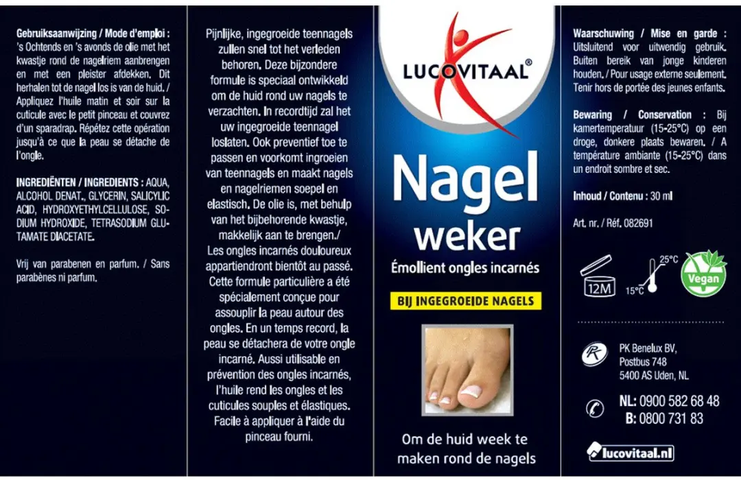 Lucovitaal Nagel Weker 30ml