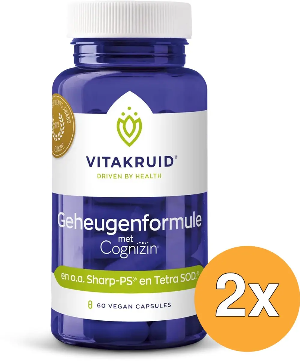 Vitakruid Geheugenformule Bacopa Monnieri 120 Capsules