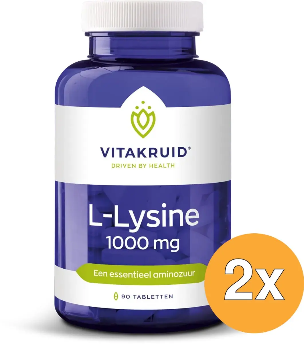 Vitakruid L-Lysine 1000mg - 180 Tabletten