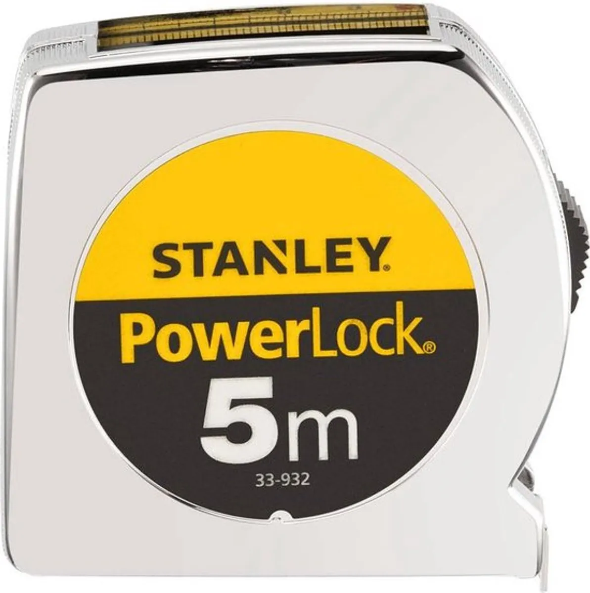 Stanley Rolbandmaat Powerlock 5m - 19mm - Kleurloos
