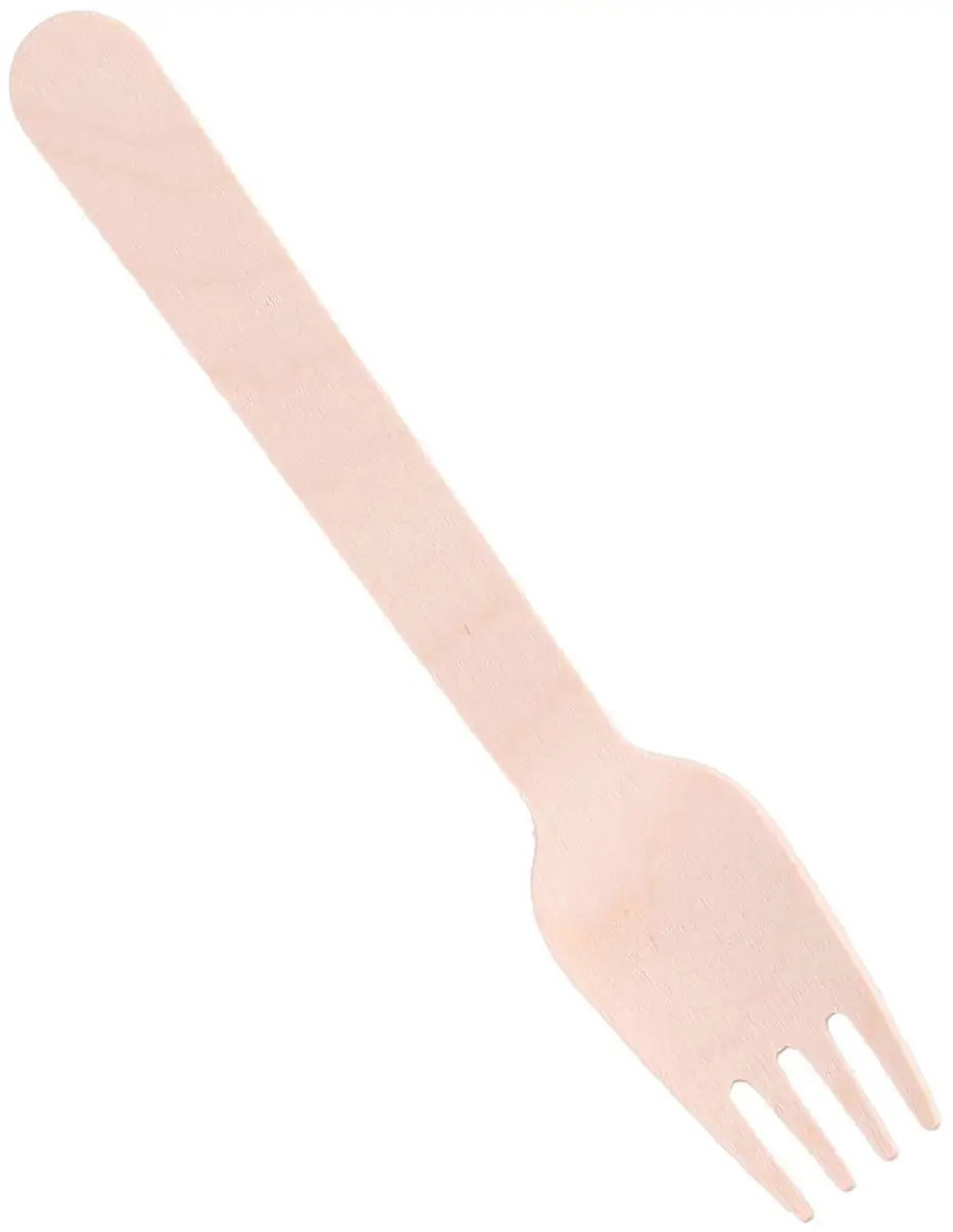 Alpina Houten Eetvorken 16cm - 50 Stuks