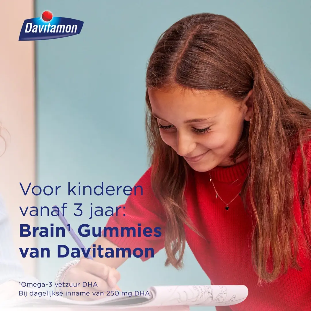 Davitamon Junior 3+ Brain Gummies - 60 Stuks