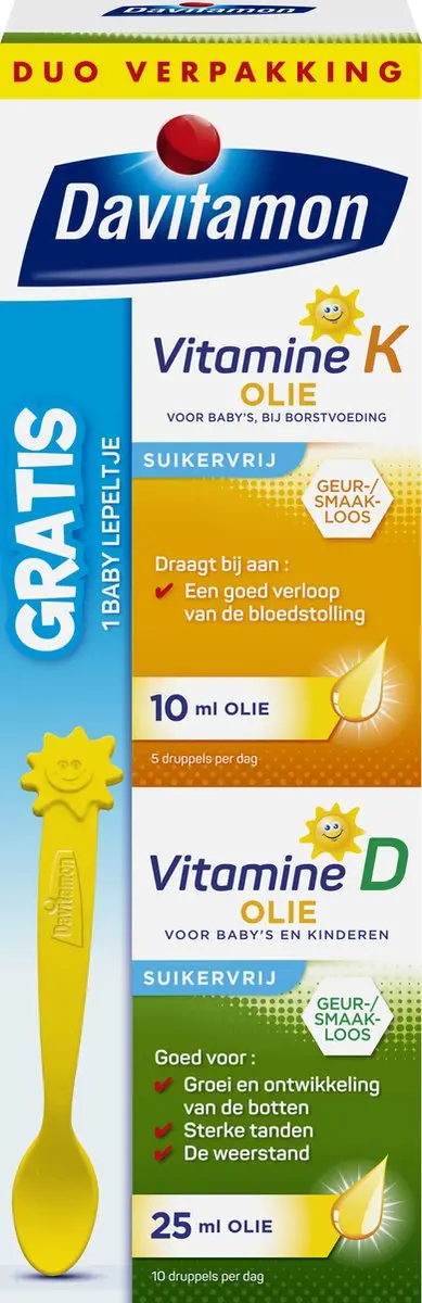 Davitamon Baby Vitamine D3 & K Olie
