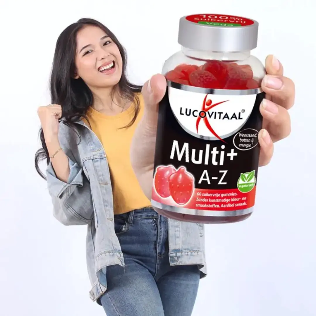 Lucovitaal Vitamine Gummies Multi+ A t/m Z - 60 Stuks
