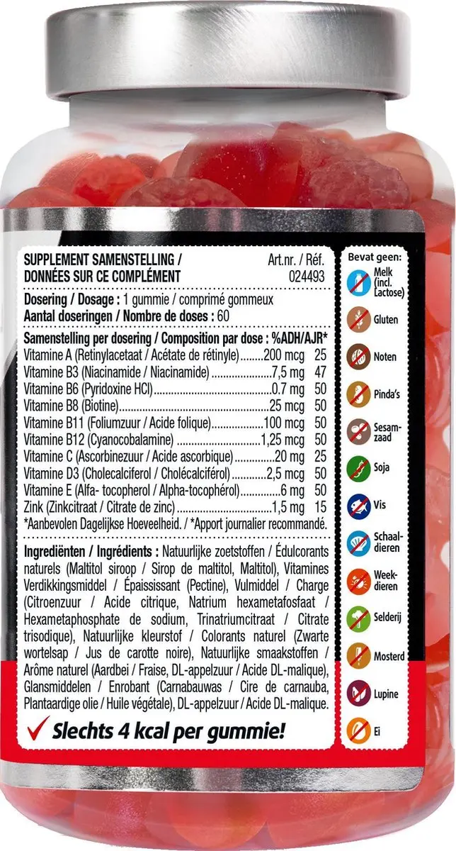Lucovitaal Vitamine Gummies Multi+ A t/m Z - 60 Stuks