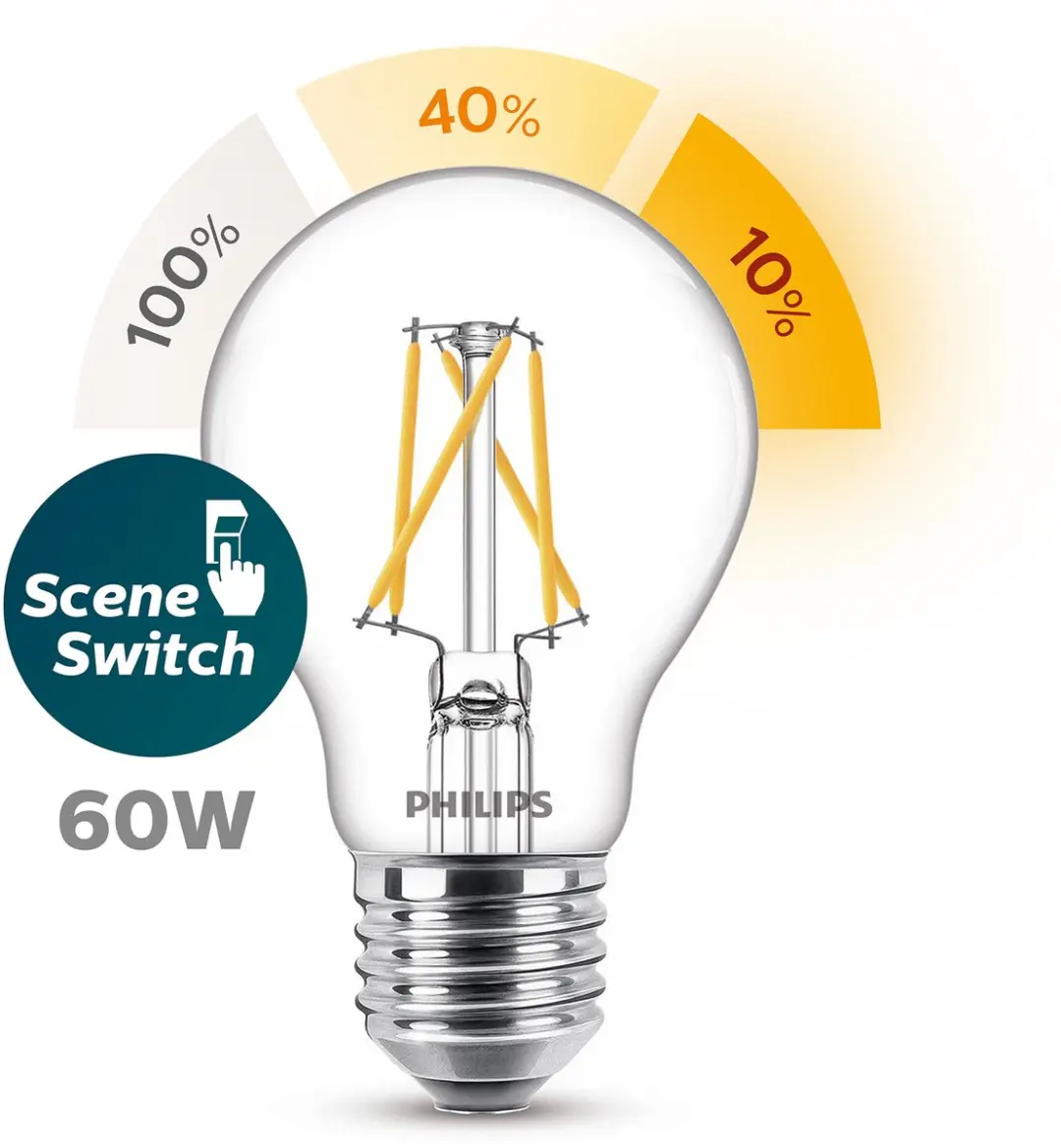Philips Buzzard Sokkel Buitenlamp E27 7.5W - Zwart