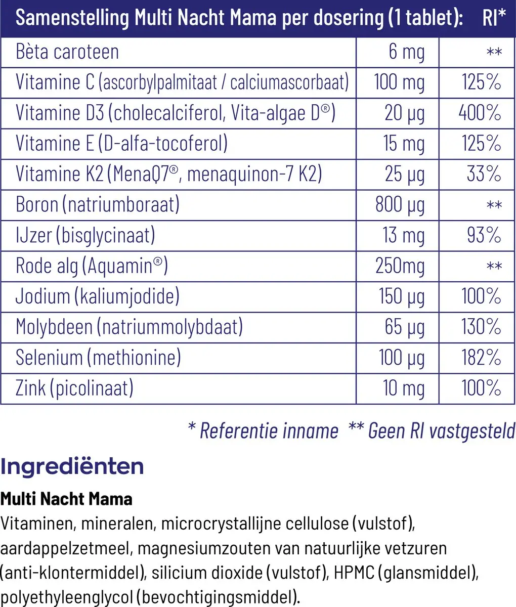 VitaKruid Multi Mama Capsules - 270 Stuks