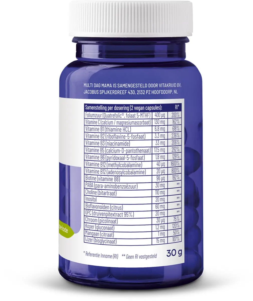 VitaKruid Multi Mama Capsules - 270 Stuks