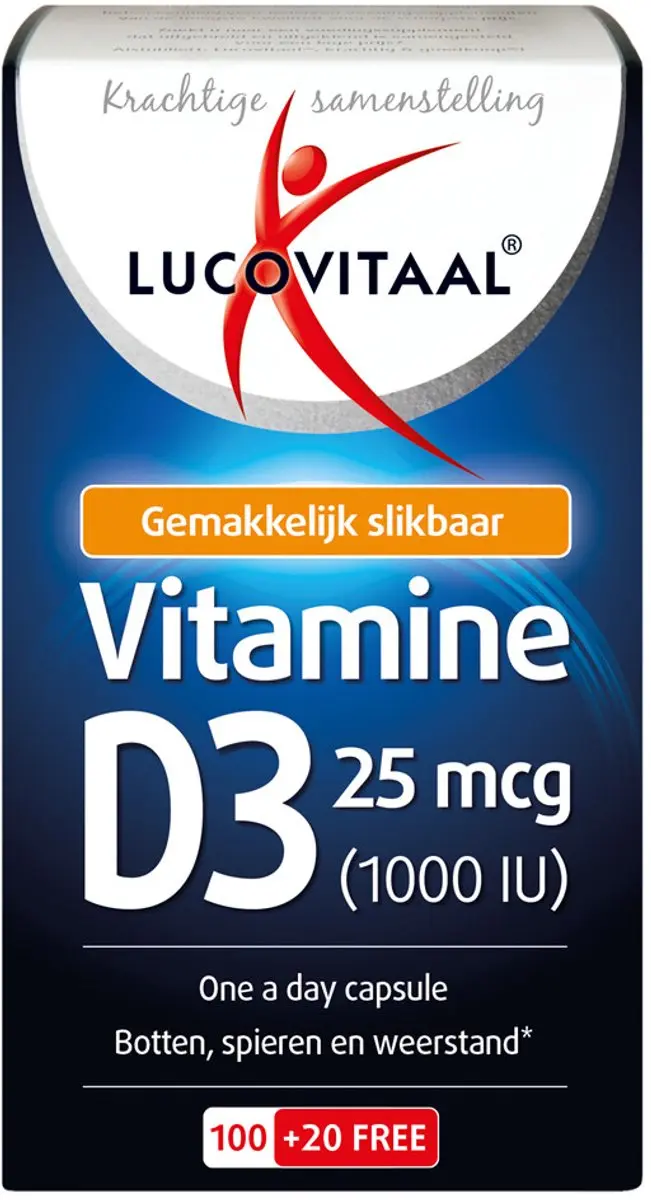 Lucovitaal Vitamine D3 25mcg