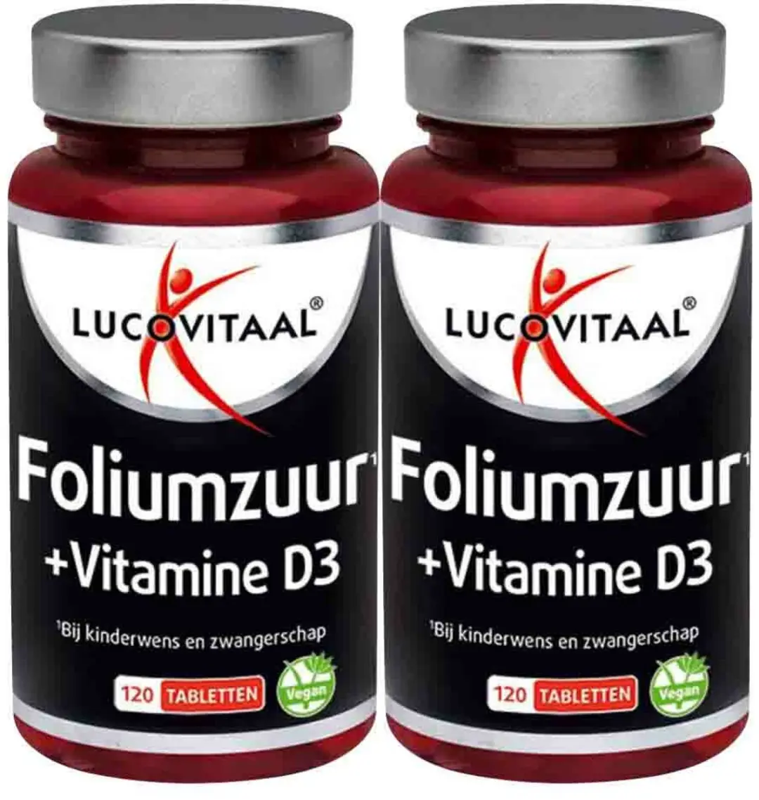 Lucovitaal Foliumzuur + Vitamine D3 240 tabletten