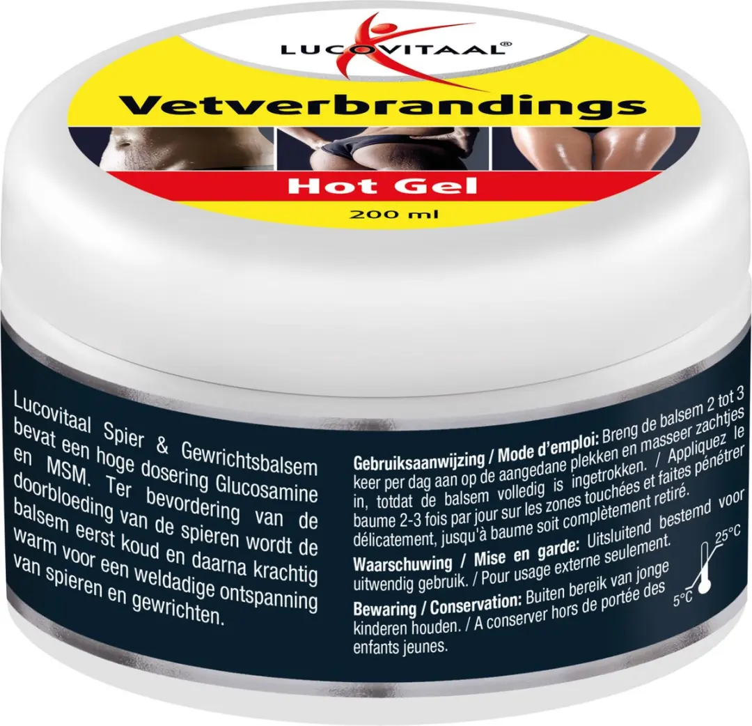 Lucovitaal Vetverbrandings Hot Gel 200ml
