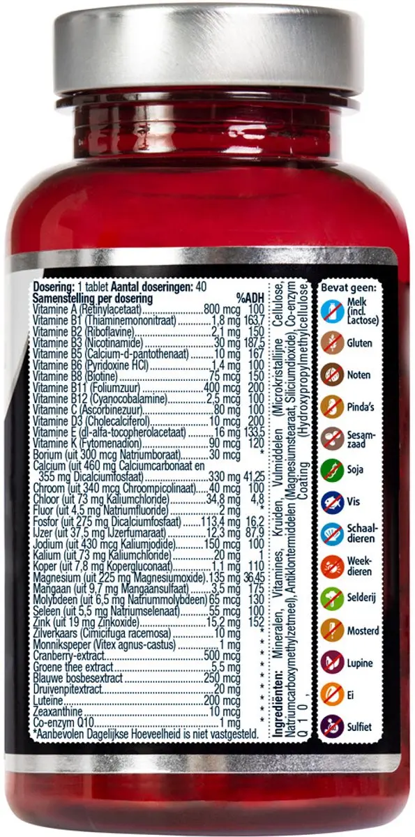 Lucovitaal Multi + Compleet Vrouw - 80 Tabletten