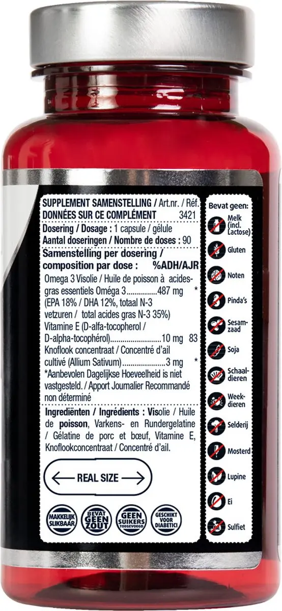 Lucovitaal Visolie & Knoflook 90 Capsules