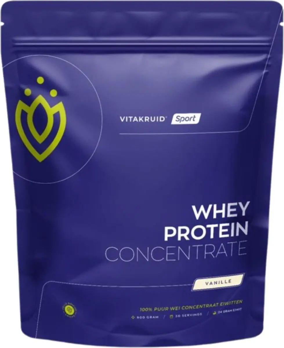 Vitakruid Whey Protein Concentrate Vanille 900g
