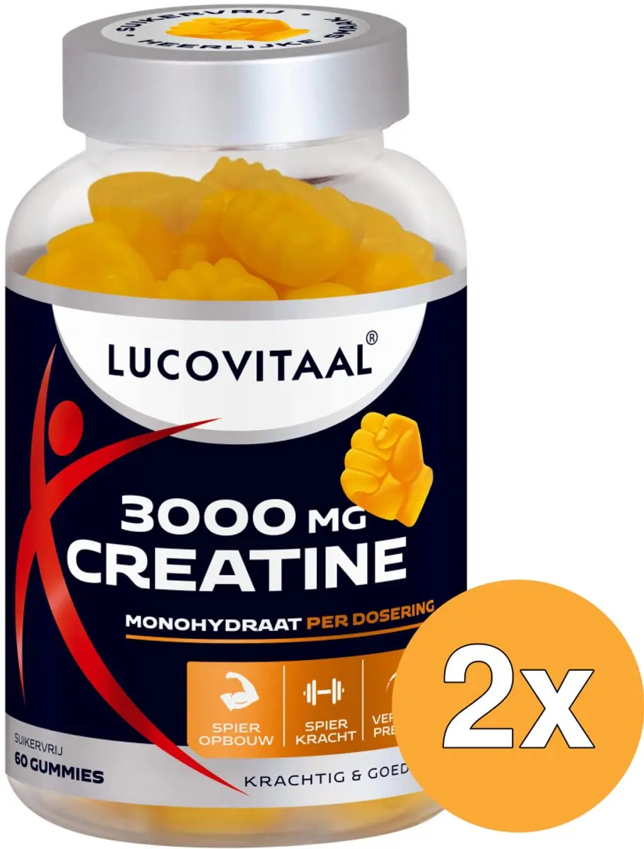 Lucovitaal Creatine 3000mg Gummies Vegan