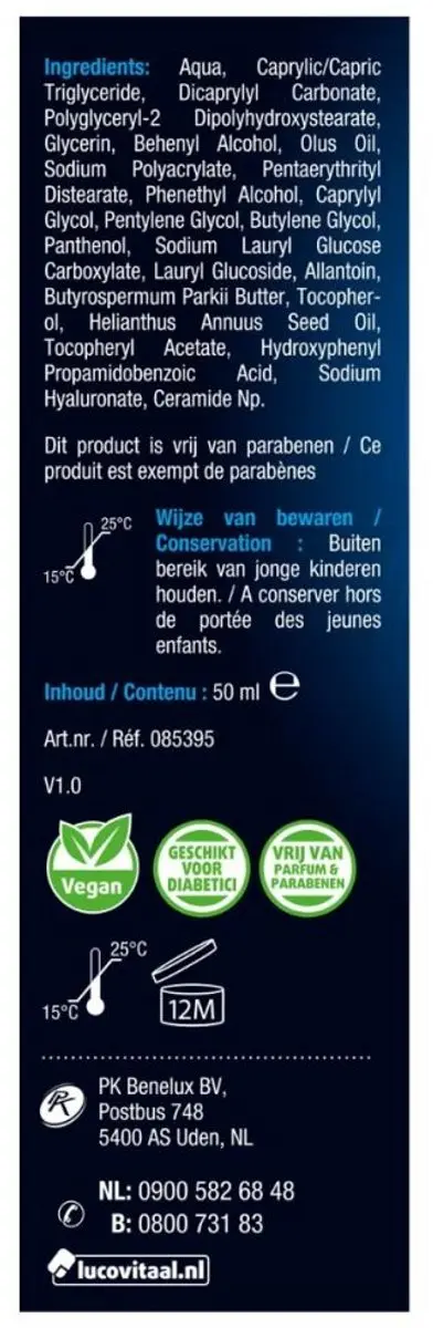 Lucovitaal Extreem Droge Huid Crème 50ml