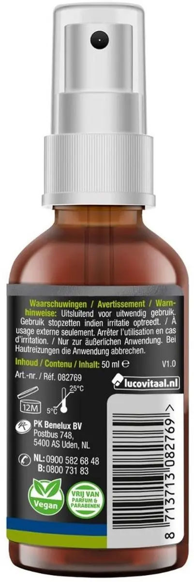 Lucovitaal Spierolie Kuiten Vegan 50ml