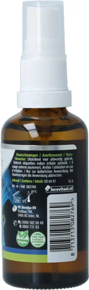 Lucovitaal Spierolie Kuiten Vegan 50ml