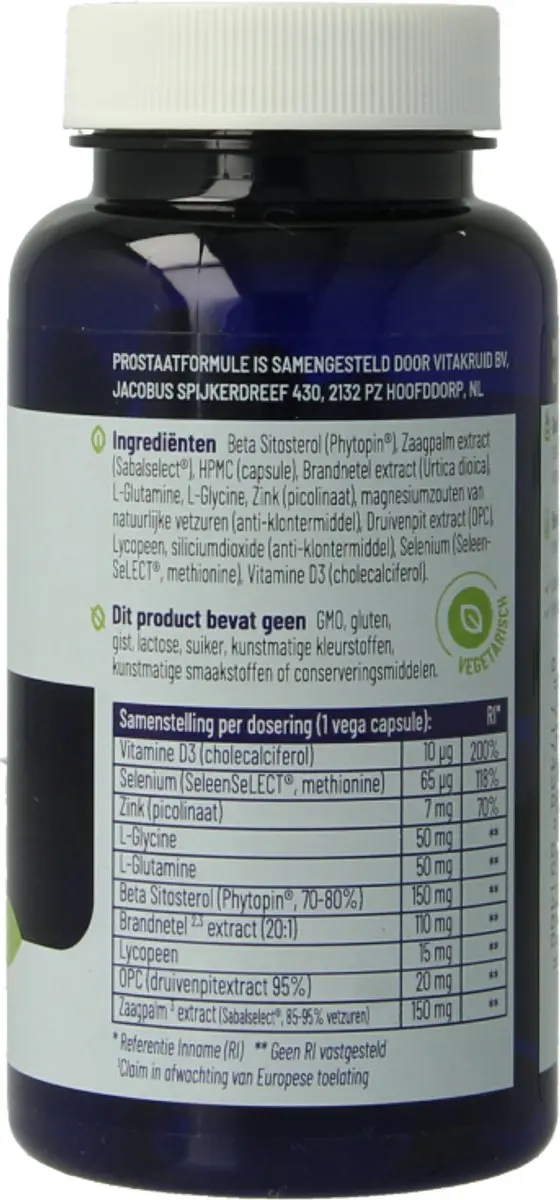 Vitakruid Prostaatformule - 60 Vcaps