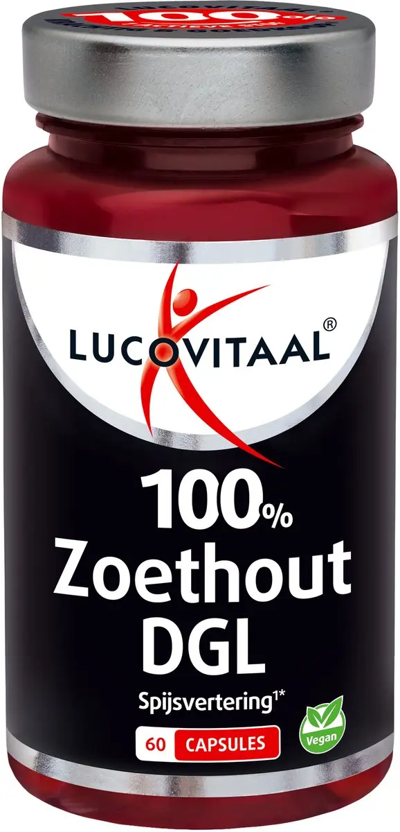 Lucovitaal Zoethout DGL 60 Capsules