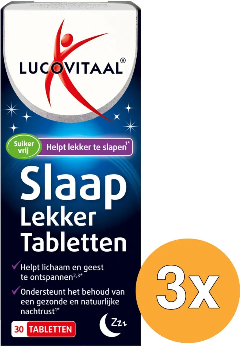 Lucovitaal Slaap Lekker 3x30 Tabletten