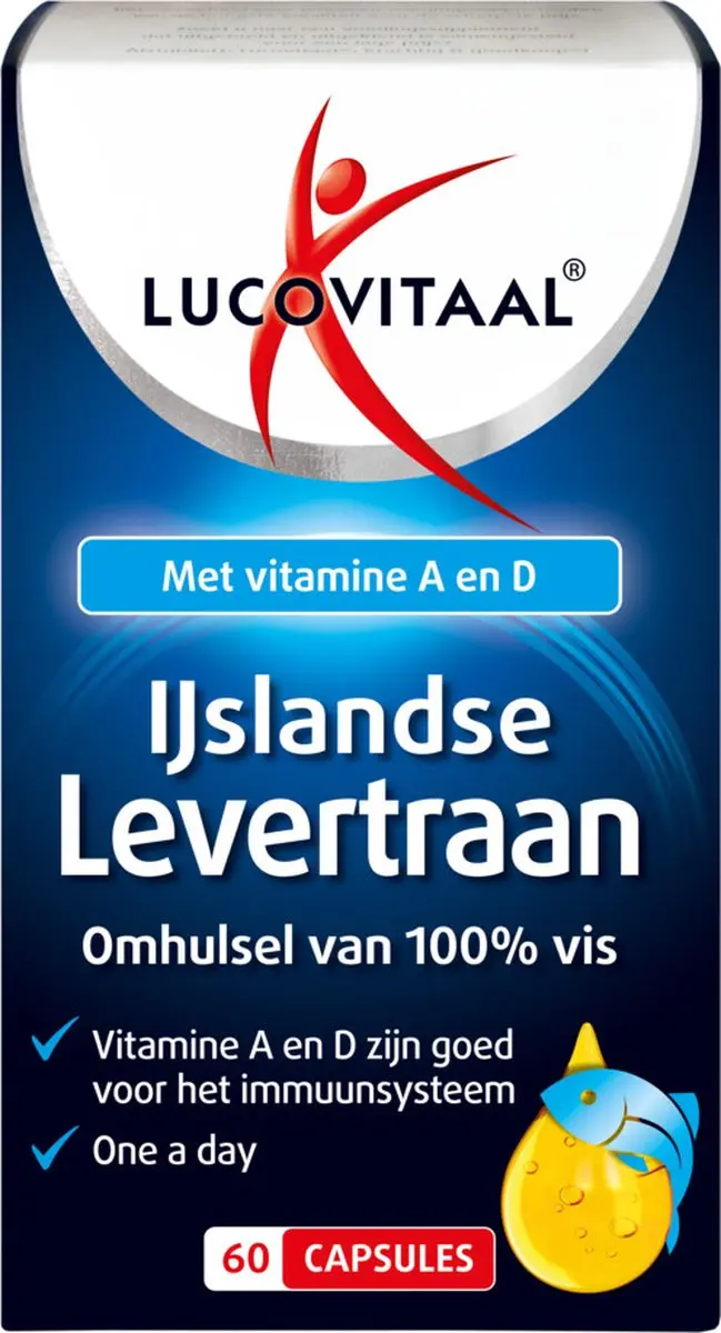 Lucovitaal IJslandse Levertraan 60 Capsules