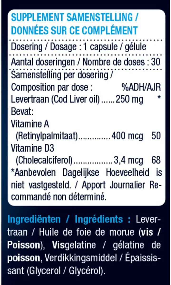 Lucovitaal IJslandse Levertraan 60 Capsules