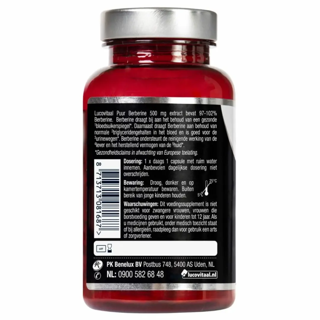 Lucovitaal Berberine Puur 500mg