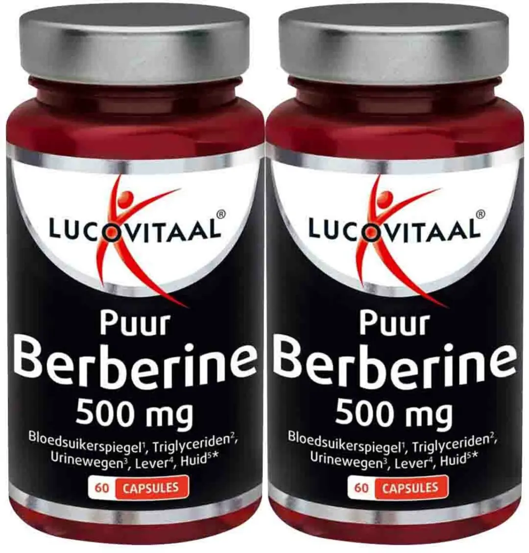 Lucovitaal Berberine Puur 500mg - 120 Capsules