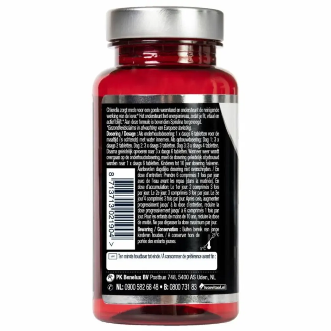 Lucovitaal Chlorella Spirulina 400g - 2x200 Tabletten