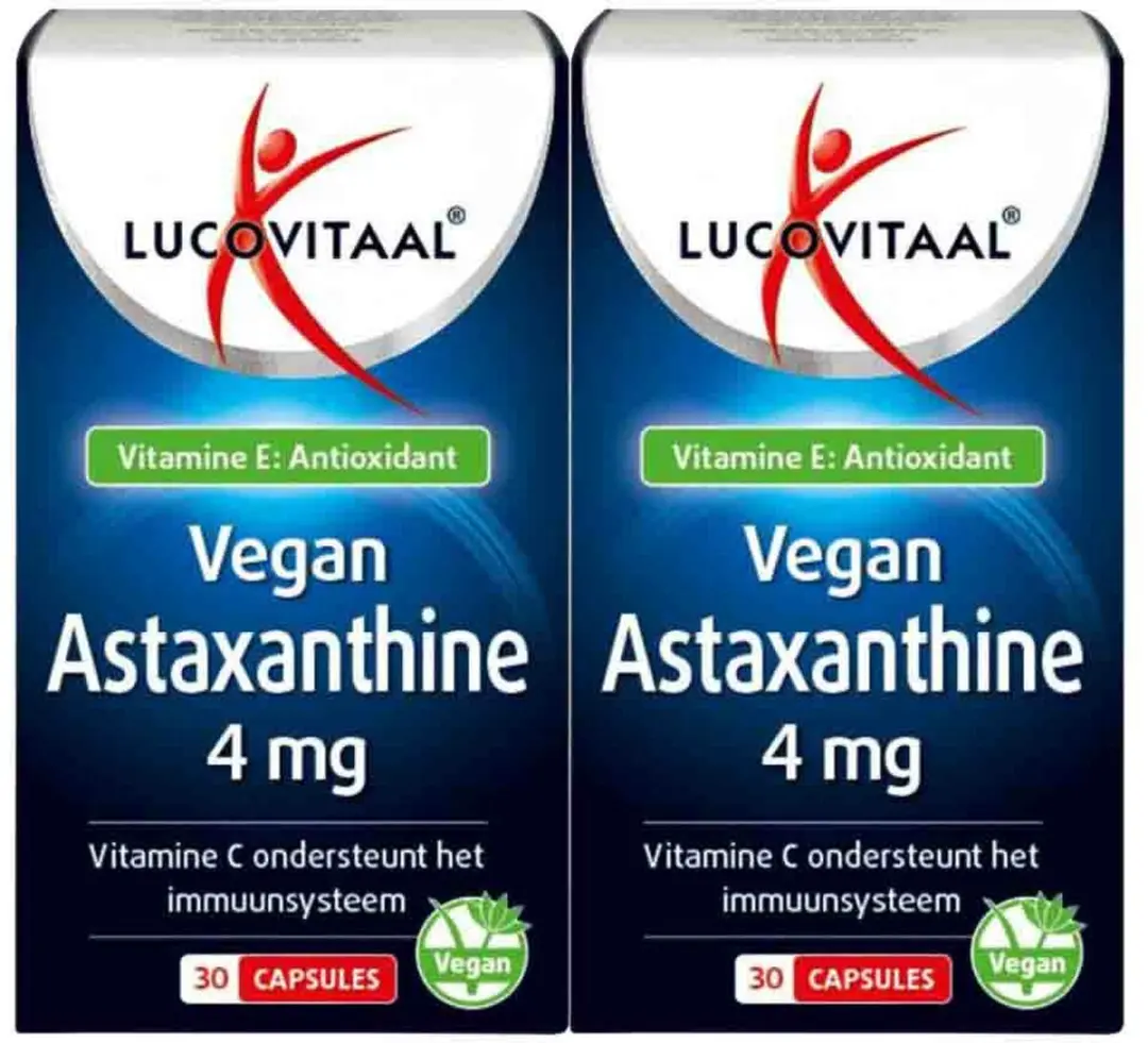 Lucovitaal Astaxanthine 4mg - 60 Capsules