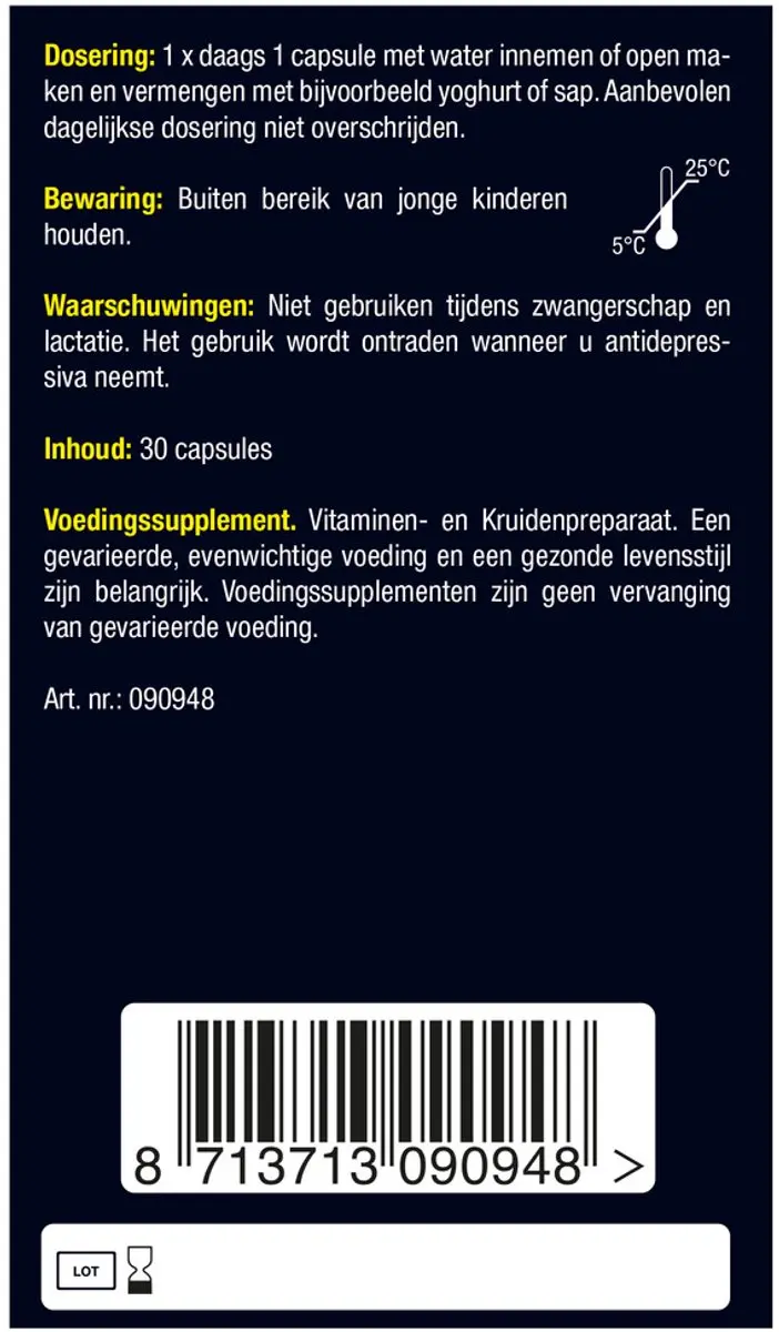 Lucovitaal Stemmingbalans Capsules - 30 Stuks
