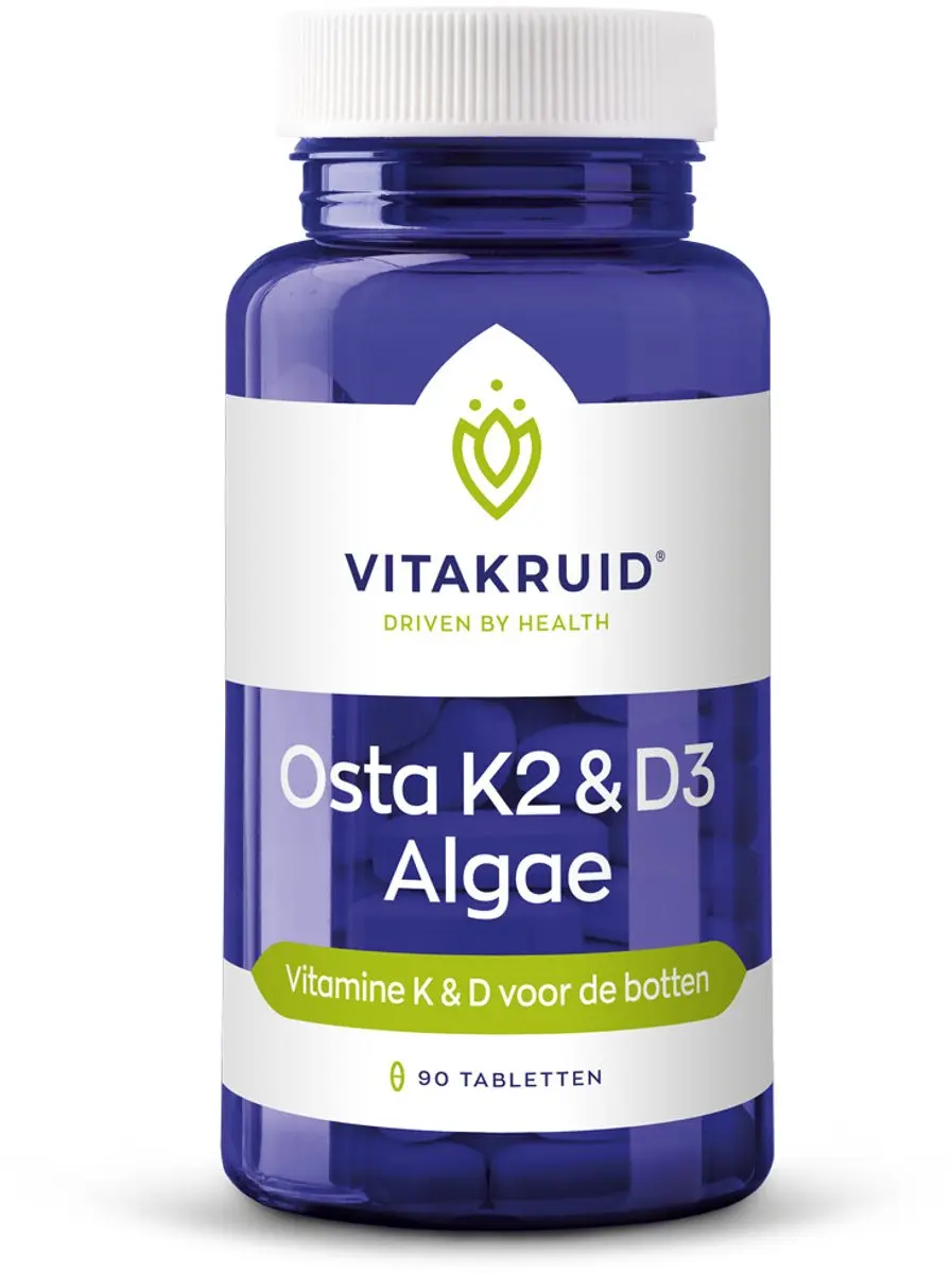 Vitakruid Osta K2 & D3 Algae 90 Tabletten
