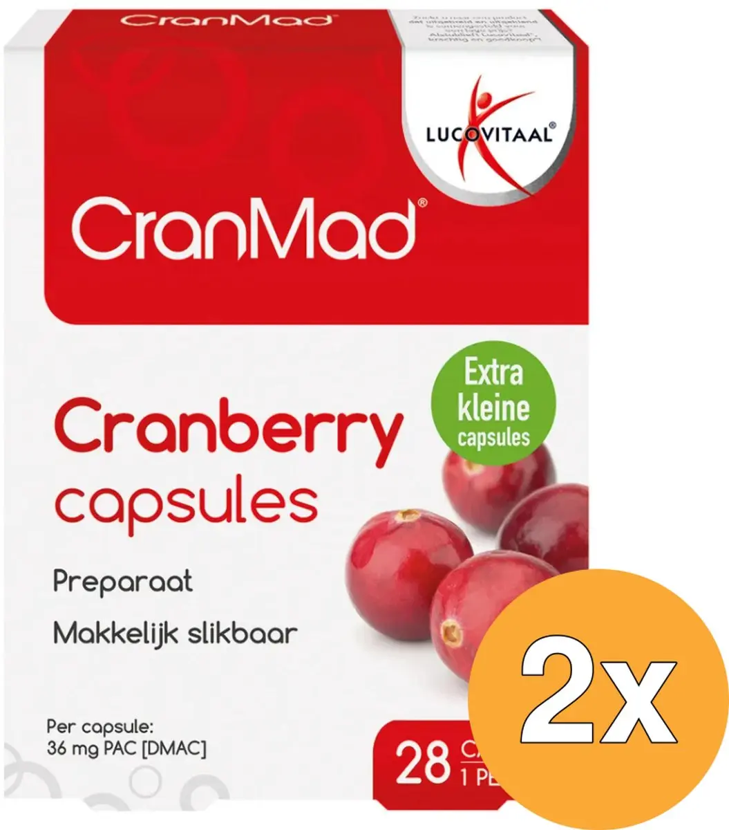 Lucovitaal CranMad Cranberry 56 Capsules